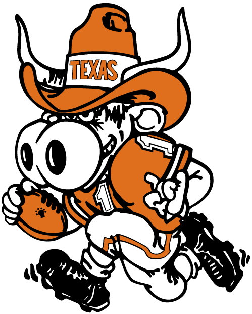 Texas Longhorns 1981-2002 Mascot Logo v2 diy DTF decal sticker